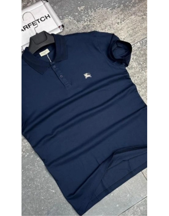 POLO YAKA BURBERRY LACİVERT