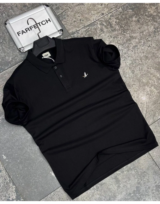 POLO YAKA BEYMEN SİYAH