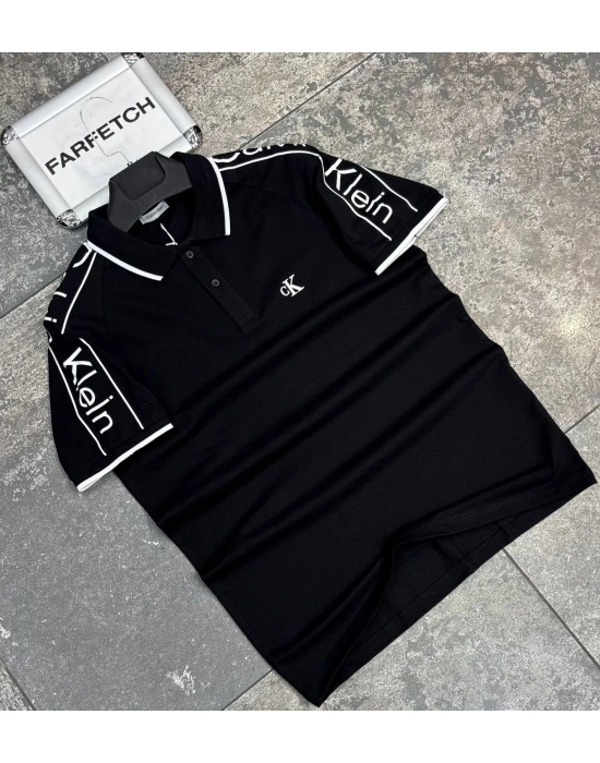 POLO YAKA CALVİN KLEİN SİYAH