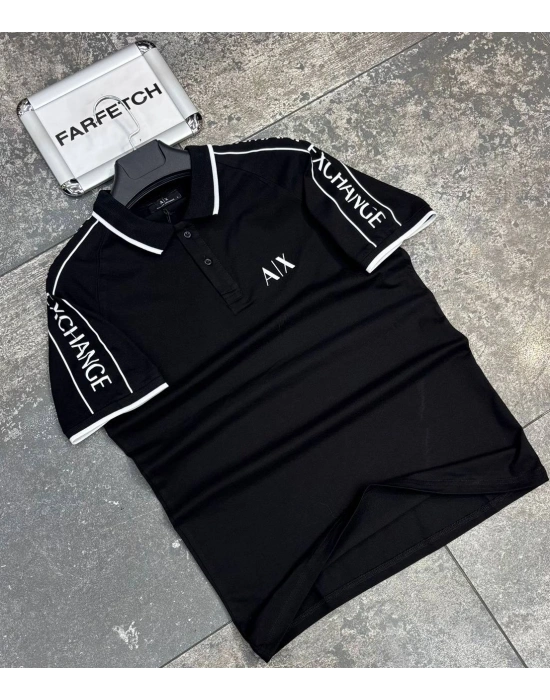 ARMANİ POLO YAKA TİŞÖRT SİYAH
