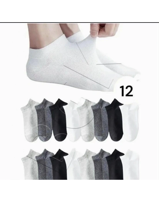 12 ÇİFT ERKEK ÇORAP