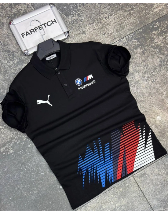 SİYAH POLO YAKA PUMA