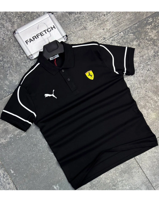 SİYAH POLO YAKA PUMA