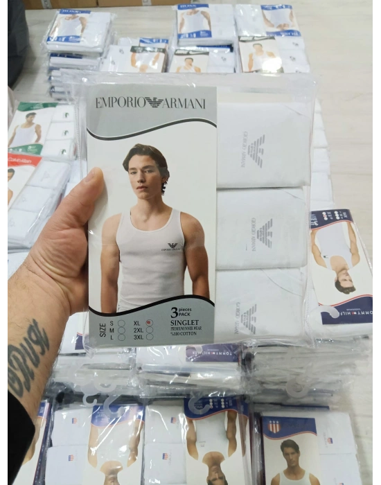 3lü ARMANİ ATLET