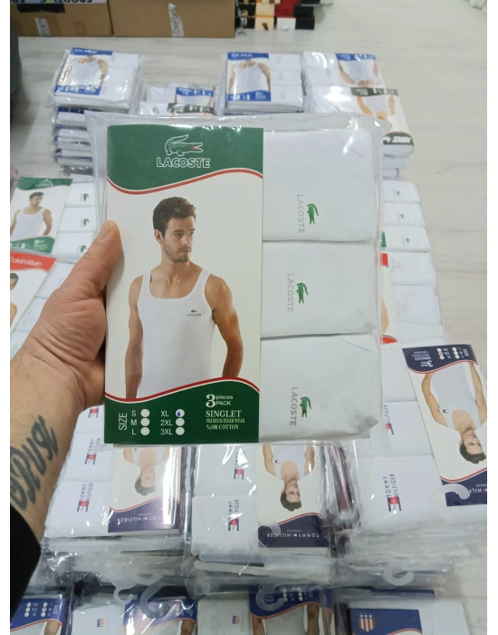 3lü LACOSTE ATLET