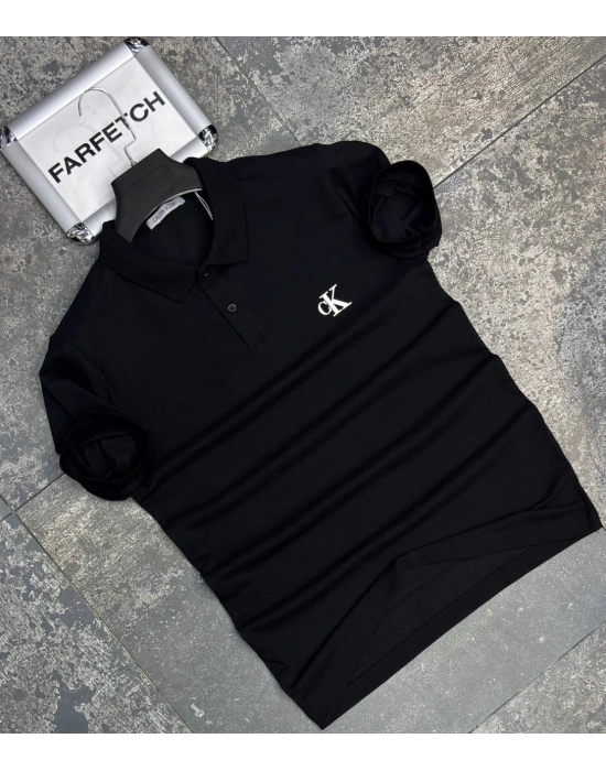 POLO YAKA CALVİN KLEİN SİYAH