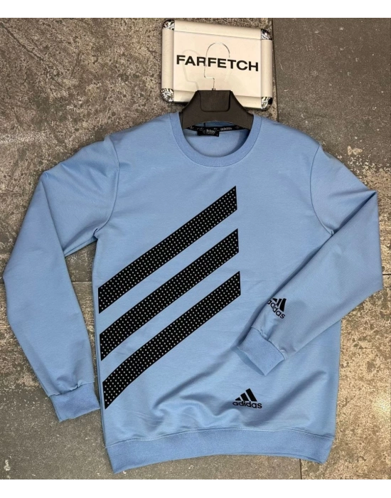 ADİDAS MAVİ 2 İPLİK SWEAT