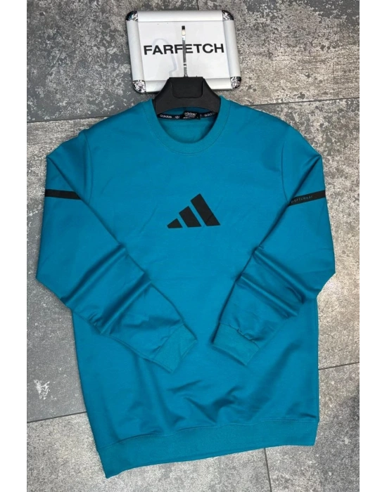 ADİDAS TURKUAZ 2İPLİK SWEAT