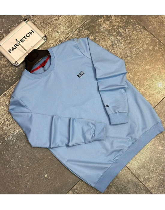 HUGO BOSS MAVİ 2İPLİK SWEAT