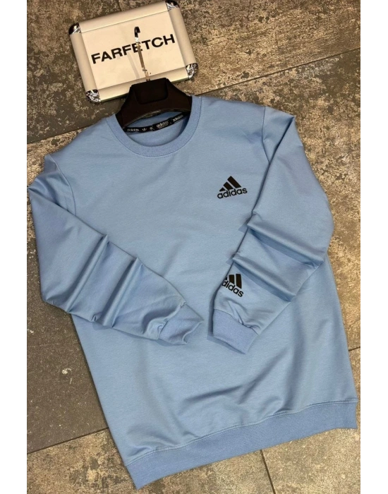 ADİDAS MAVİ 2İPLİK SWEAT