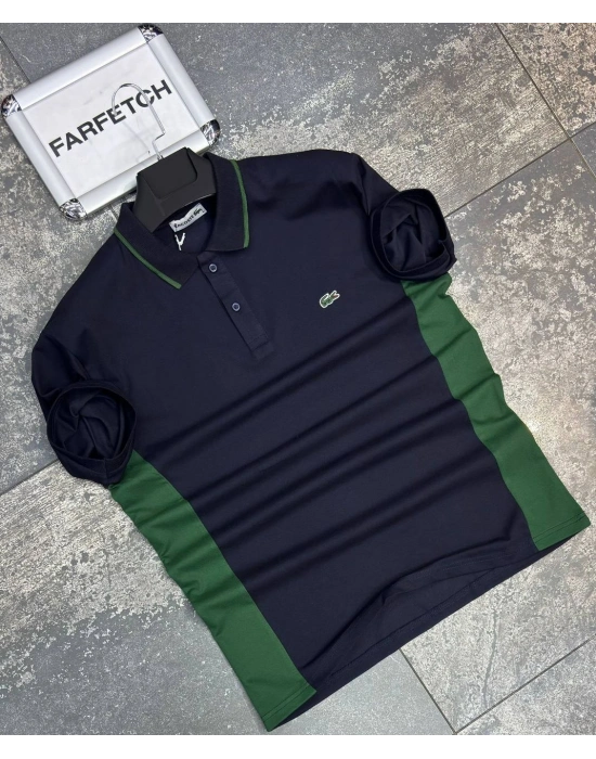 LACİVERT LACOSTE POLO YAKA