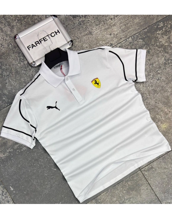 BEYAZ POLO YAKA PUMA