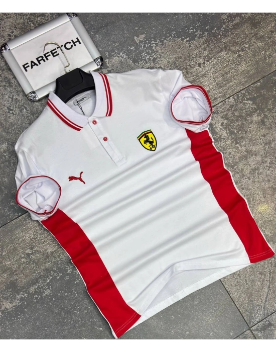 BEYAZ POLO YAKA PUMA