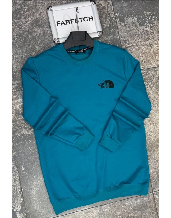 NORT FACE TURKUAZ 2 İPLİK SWEAT