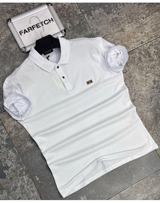 POLO YAKA ZEGNA BEYAZ