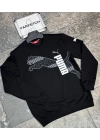 SİYAH PUMA 2 İPLİK SWEAT