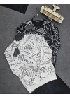 PRADA 2 İPLİK SWEAT SİYAH