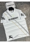 BEYAZ BURBERRY TİŞÖRT