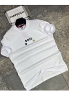 BEYAZ BOSS TİŞÖRT