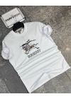 BEYAZ BURBERRY TİŞÖRT