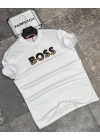 BEYAZ BOSS TİŞÖRT