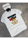 BEYAZ MOSCHINO TİŞÖRT