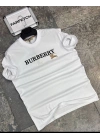 BEYAZ BURBERRY TİŞÖRT