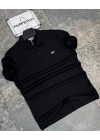 POLO YAKA LACOSTE SİYAH