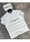 POLO YAKA TOMMY HİLFİGER BEYAZ