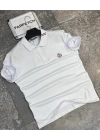 MONCLER POLO YAKA TİŞÖRT BEYAZ