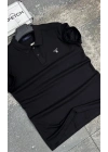POLO YAKA GANT SİYAH