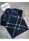POLO YAKA BURBERRY LACİVERT