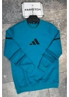 ADİDAS TURKUAZ 2İPLİK SWEAT