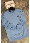 ADİDAS MAVİ 2İPLİK SWEAT
