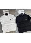 SİYAH STONE ISLAND POLO YAKA