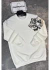 philipp plein BEYAZ 2 İPLİK SWEAT
