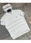 POLO YAKA BEYMEN BEYAZ