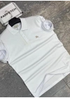 POLO YAKA BURBERRY BEYAZ