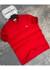 POLO YAKA BURBERRY KIRMIZI