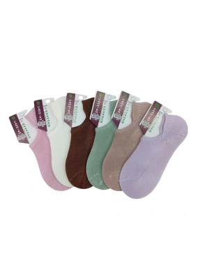 Bambu Dikişsiz Burun 12 Çift Çorap