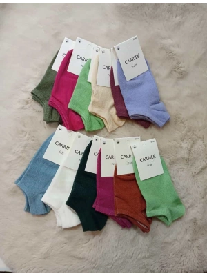 Banbu Dikişsiz Burun 12 Çift Çorap