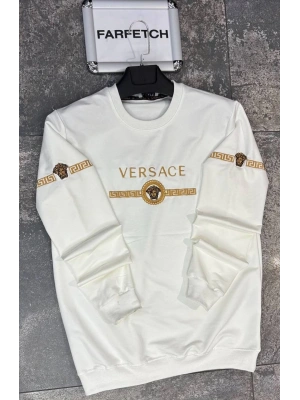 BEYAZ VERSACE 2 İPLİK SWEAT