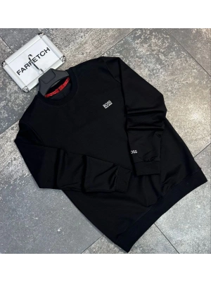 SİYAH HUGOBOSS 2 İPLİK SWEAT