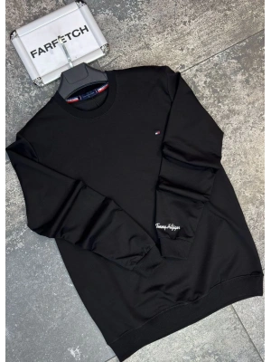 SİYAH TOMMY HILFIGER 2 İPLİK SWEAT