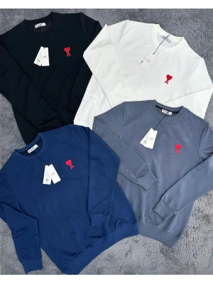 AMİ 2İPLİK SWEAT GRİ