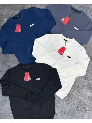 BOSS 2 İPLİK SWEAT LACİVERT