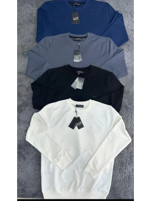 ARMANİ 2 İPLİK SWEAT SİYAH