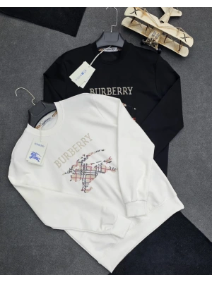 BURBERRY 2 İPLİK SWEAT SİYAH