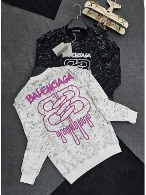 BALENCİAGA 2 İPLİK SWEAT BEYAZ