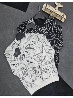 PRADA 2İPLİK SWEAT BEYAZ